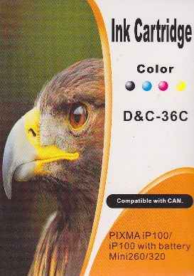 Druckerpatrone - alternativ zu Canon CLI-36 - color