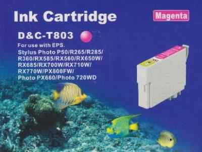 Druckerpatrone - alternativ zu Epson T0803 - magenta