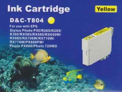 Druckerpatrone - alternativ zu Epson T0804 - gelb