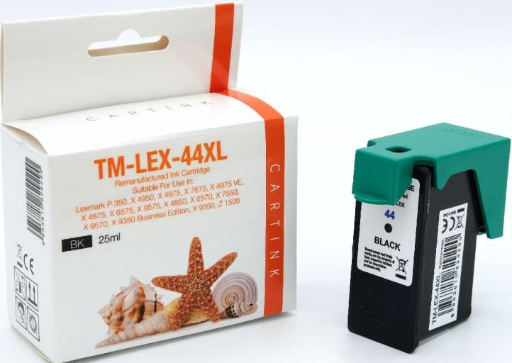 Druckerpatrone Rebuild - alternativ zu Lexmark 44XL / 18Y0144E - schwarz