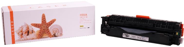 Alternativ-Toner - kompatibel zu HP 304A / CC532A / Canon 718 Y - gelb