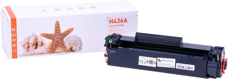 Alternativ-Toner - kompatibel zu HP 36A / CB436A - schwarz