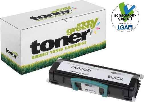 MYGREEN Alternativ-Toner - kompatibel zu Lexmark E260A11E / E260A21E - schwarz