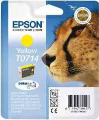 ORIGINAL Epson T0714 - Druckerpatrone gelb
