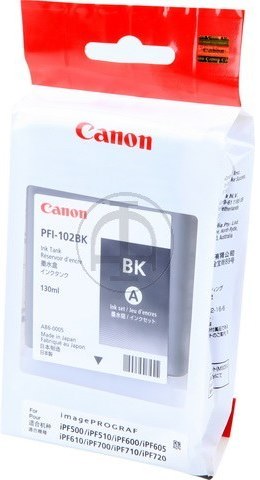 ORIGINAL Canon PFI-102 BK / 0895B001 - Druckerpatrone schwarz