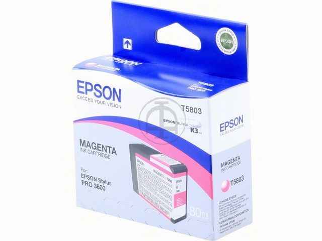 ORIGINAL Epson T5803 - Druckerpatrone magenta