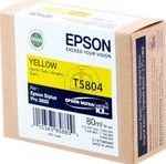 ORIGINAL Epson T5804 - Druckerpatrone gelb