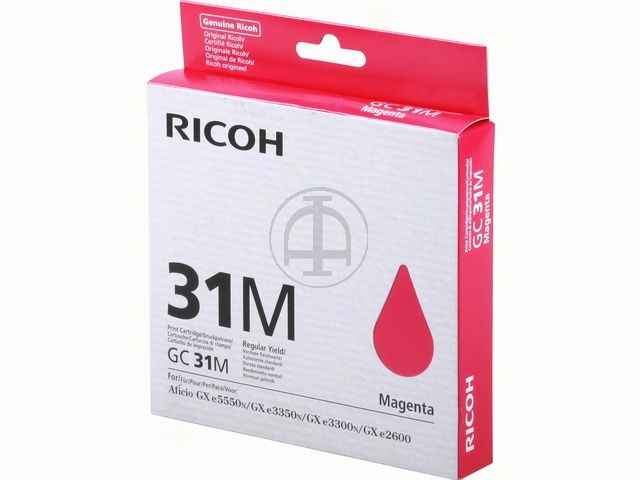 ORIGINAL Ricoh GC-31M / 405690 - Tintenpatrone magenta