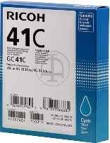 ORIGINAL Ricoh GC-41C / 405762 - Gel Patrone cyan (High Capacity)