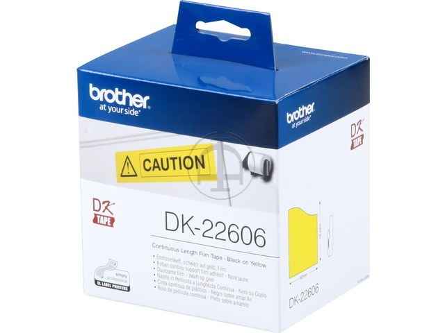 ORIGINAL Brother DK-22606 - Endlos-Etiketten - B= 62mm - L= 15,24m