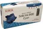 ORIGINAL Xerox 108R00605 / Phaser 8400 - Festtinte cyan (3 Stix)