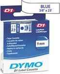 ORIGINAL Dymo 40914 - 9mm breit - blau auf weiss