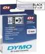 ORIGINAL Dymo 45010 - 12mm breit - schwarz auf farblos