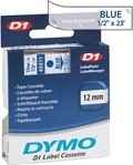 ORIGINAL Dymo 45011 - 12mm breit - blau auf farblos