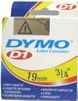 ORIGINAL Dymo 45808 - 19mm breit - schwarz auf gelb