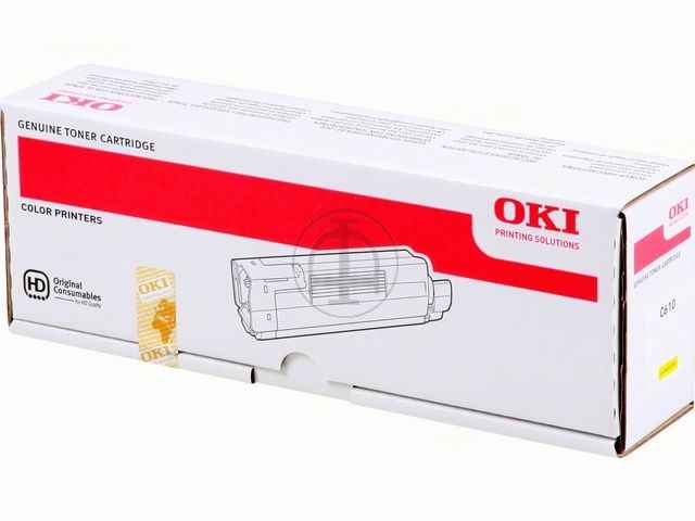 ORIGINAL OKI 44315305 / C610 - Toner gelb