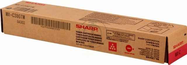 ORIGINAL Sharp MXC38GTM - Toner magenta