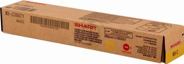 ORIGINAL Sharp MXC38GTY - Toner gelb