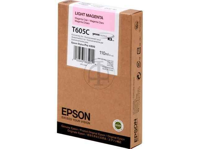 ORIGINAL Epson T605C - Druckerpatrone magenta hell