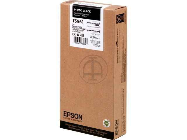 ORIGINAL Epson T5961 - Druckerpatrone schwarz photo