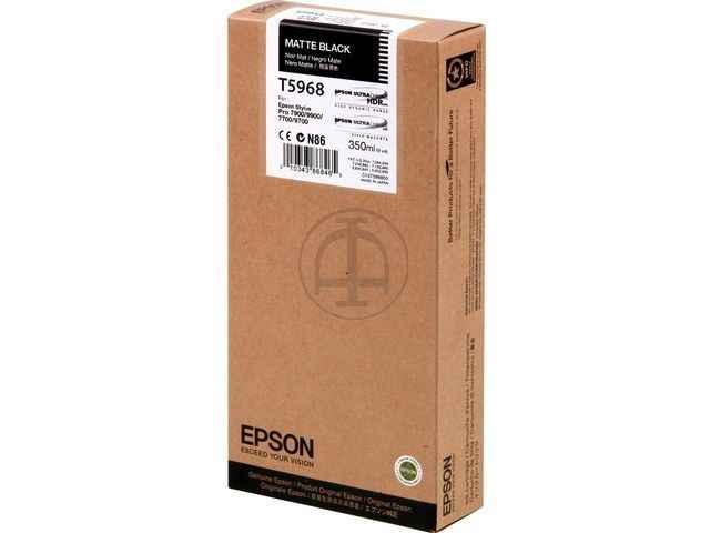 ORIGINAL Epson T5968 - Druckerpatrone schwarz matt