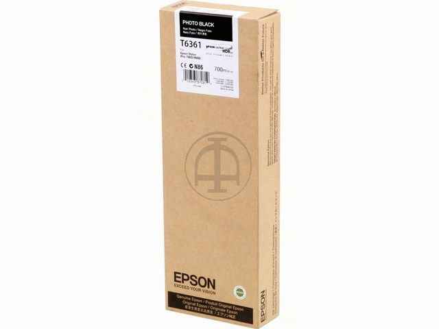 ORIGINAL Epson T6361 - Druckerpatrone schwarz photo