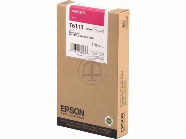 ORIGINAL Epson T6113 - Druckerpatrone magenta