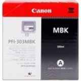ORIGINAL Canon PFI-303 MBK / 2957B001 - Druckerpatrone schwarz matt