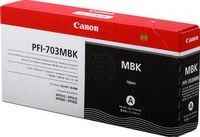 ORIGINAL Canon PFI-703 MBK / 2962B001 - Druckerpatrone schwarz matt (High Capacity)