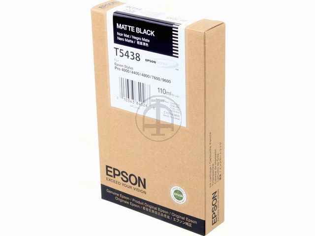 ORIGINAL Epson T5438 - Druckerpatrone schwarz matt