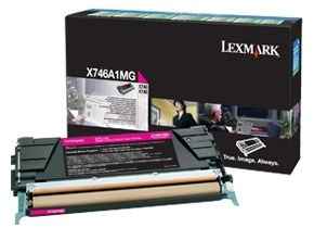 ORIGINAL Lexmark X746A1MG - Toner magenta