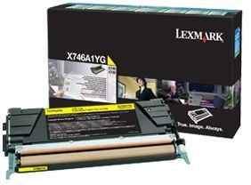 ORIGINAL Lexmark X746A1YG - Toner gelb