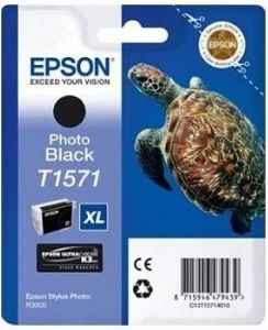 ORIGINAL Epson T1571 / C13T15714010 - Tintenpatrone photo schwarz