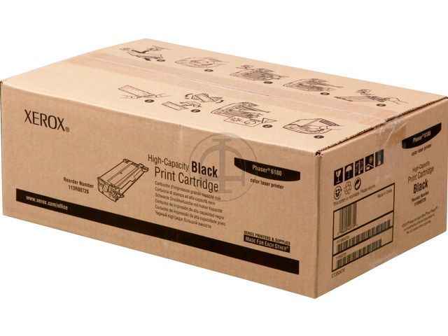ORIGINAL Xerox 113R00726 / Phaser 6180 - Toner schwarz (High Capacity)
