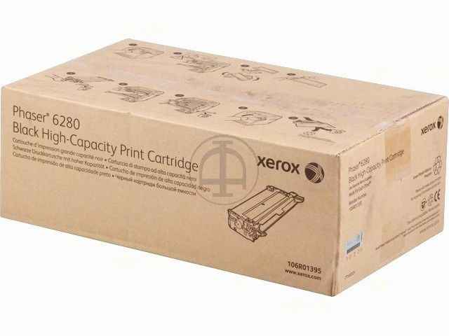 ORIGINAL Xerox 106R01395 / Phaser 6280 - Toner schwarz (High Capacity)