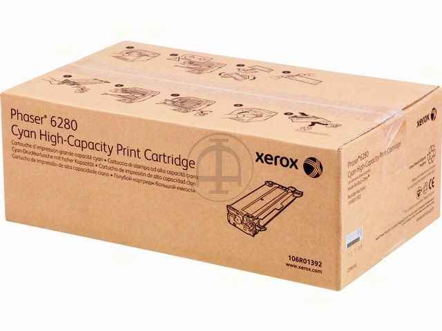 ORIGINAL Xerox 106R01392 / Phaser 6280 - Toner cyan (High Capacity)