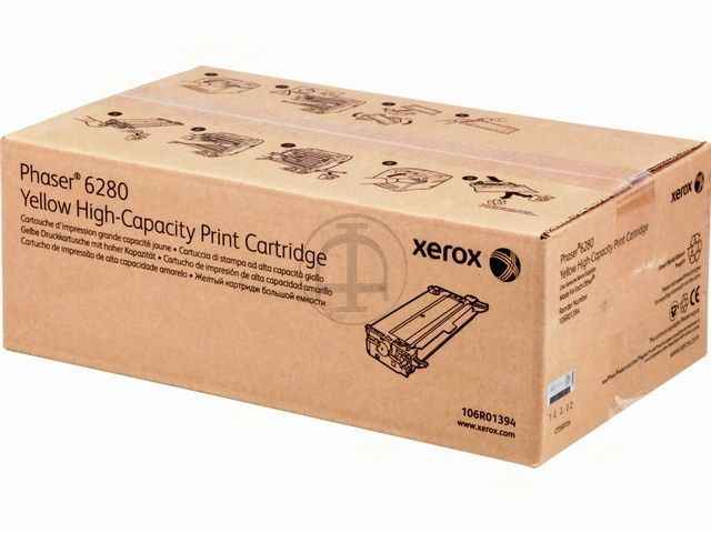 ORIGINAL Xerox 106R01394 / Phaser 6280 - Toner gelb (High Capacity)