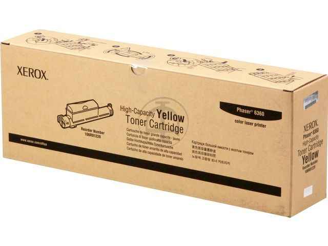ORIGINAL Xerox 106R01220 / Phaser 6360 - Toner gelb (High Capacity)