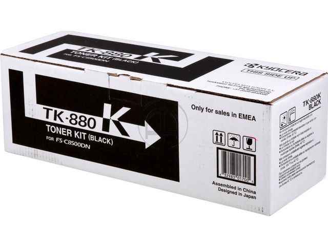 ORIGINAL Kyocera TK-880 K - Toner schwarz