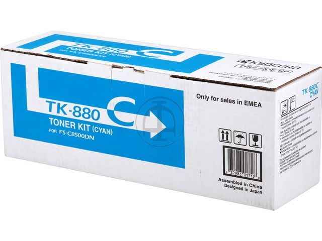 ORIGINAL Kyocera TK-880 C - Toner cyan