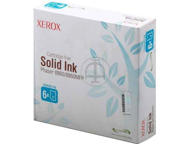 ORIGINAL Xerox 108R00746 / Phaser 8860 - Festtinte in Color-Stick cyan