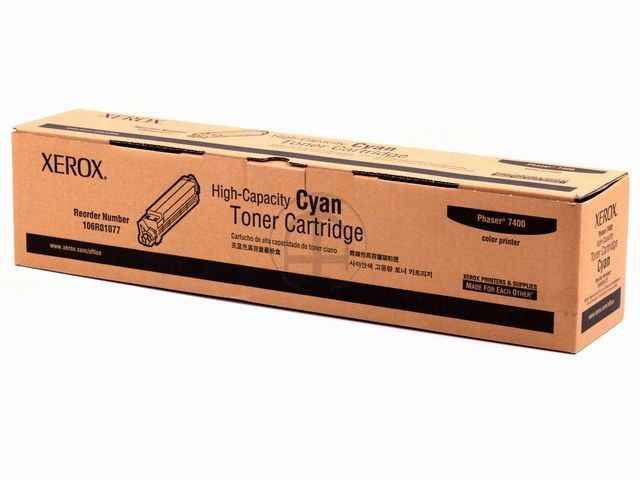 ORIGINAL Xerox 106R01077 / Phaser 7400 - Toner cyan (High Capacity)