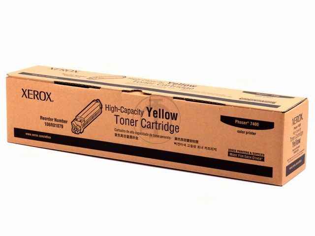 ORIGINAL Xerox 106R01079 / Phaser 7400 - Toner gelb (High Capacity)