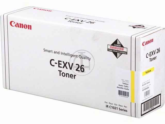 ORIGINAL Canon C-EXV 26 / 1657B006 - Toner gelb