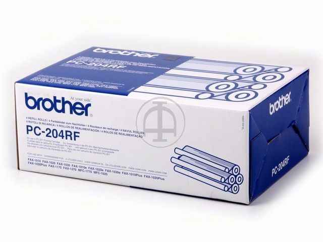 ORIGINAL Brother PC-204RF - Faxrollen 4er Pack