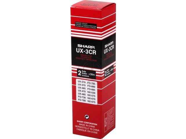 ORIGINAL Sharp UX-3CR - Inkfilm / Faxrolle (2er Pack)