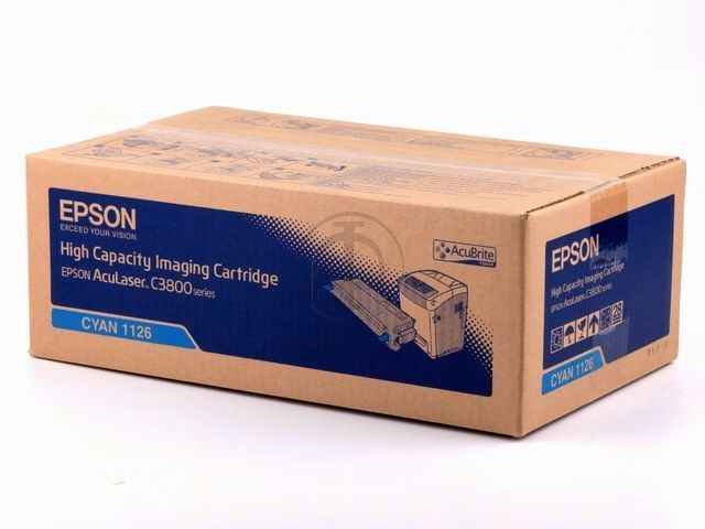ORIGINAL Epson S051126 / C3800 C - Toner cyan (High Capacity)