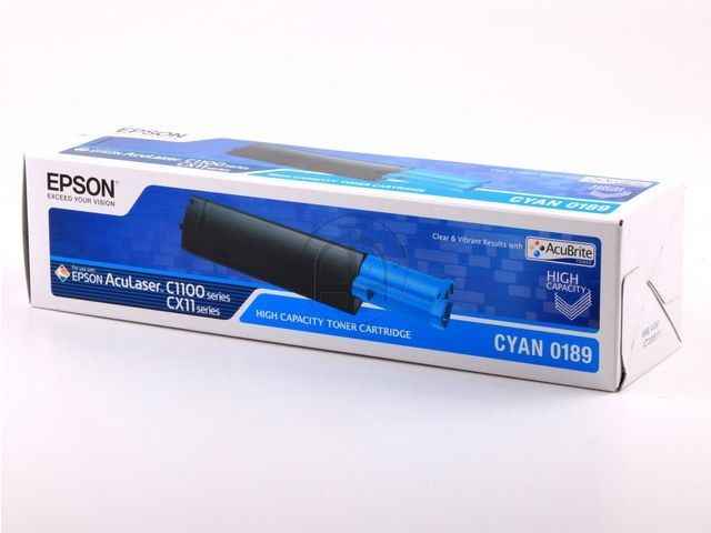 ORIGINAL Epson S050189 / C1100 C - Toner cyan (High Capacity)