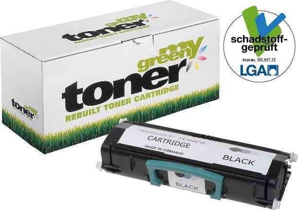 MYGREEN Alternativ-Toner - kompatibel zu Lexmark X463X11G - schwarz (Extra High Capacity)