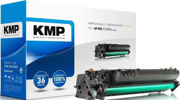 KMP Alternativ-Toner - kompatibel zu HP CE505XL - (H-T120) - schwarz (Extra High Capacity)